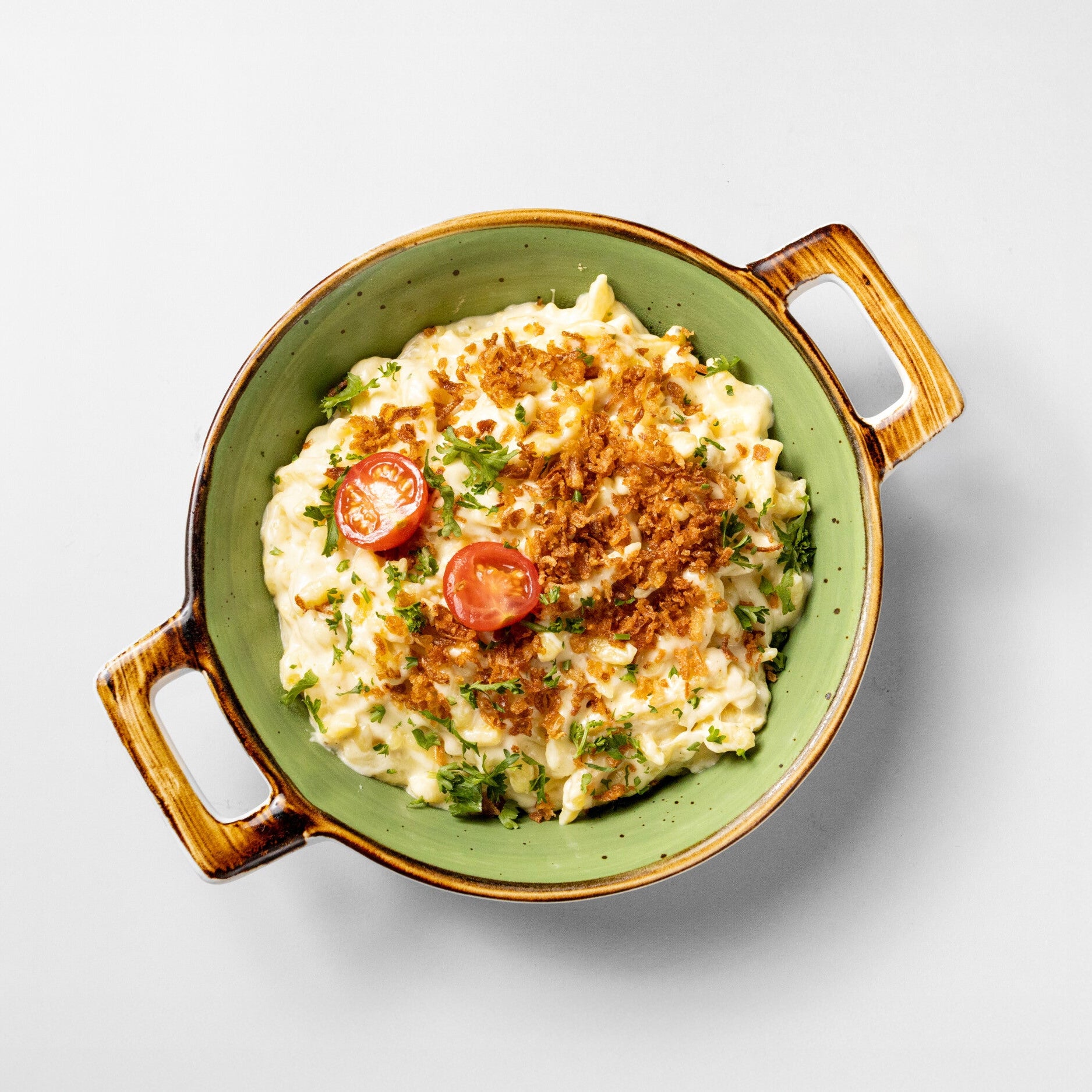 Käsespätzle mit Röstzwiebeln